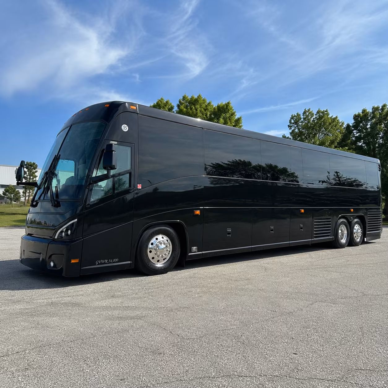 tracy 47 passenger charter bus