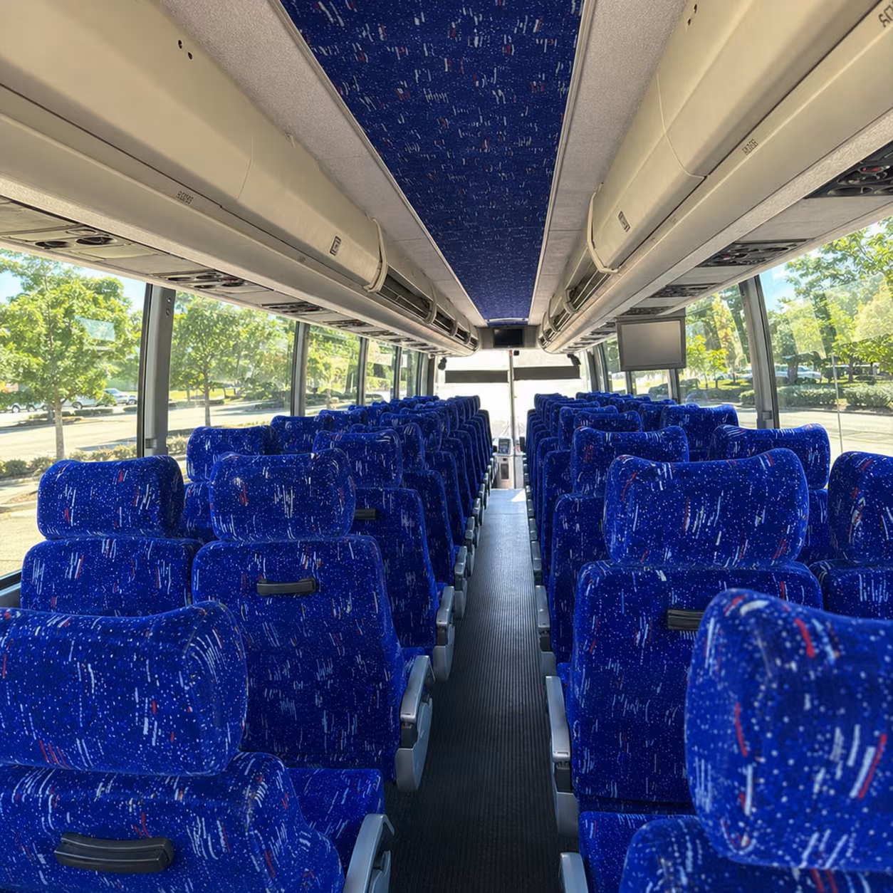 tracy charter bus interior