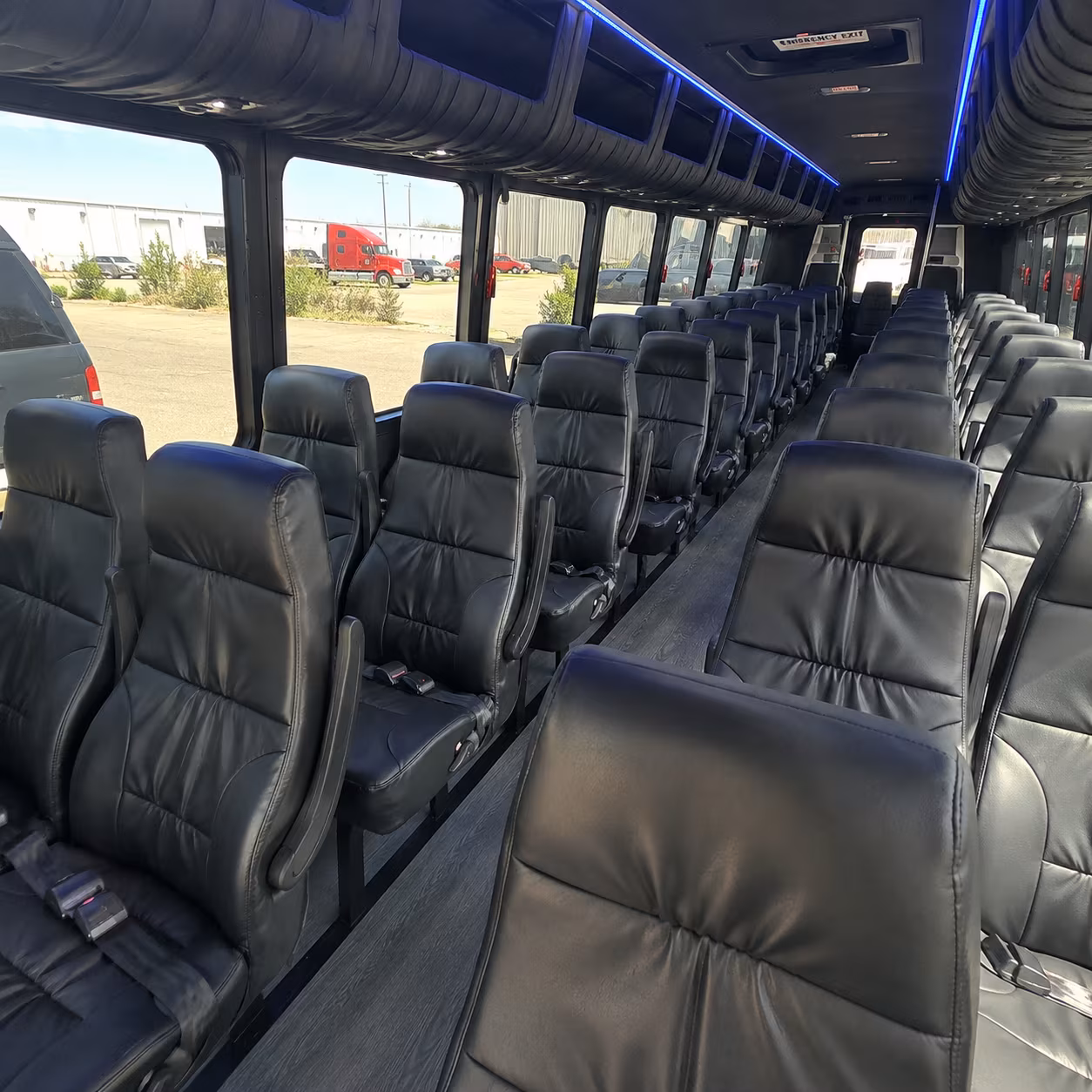 tracy convention transportation onboard seating