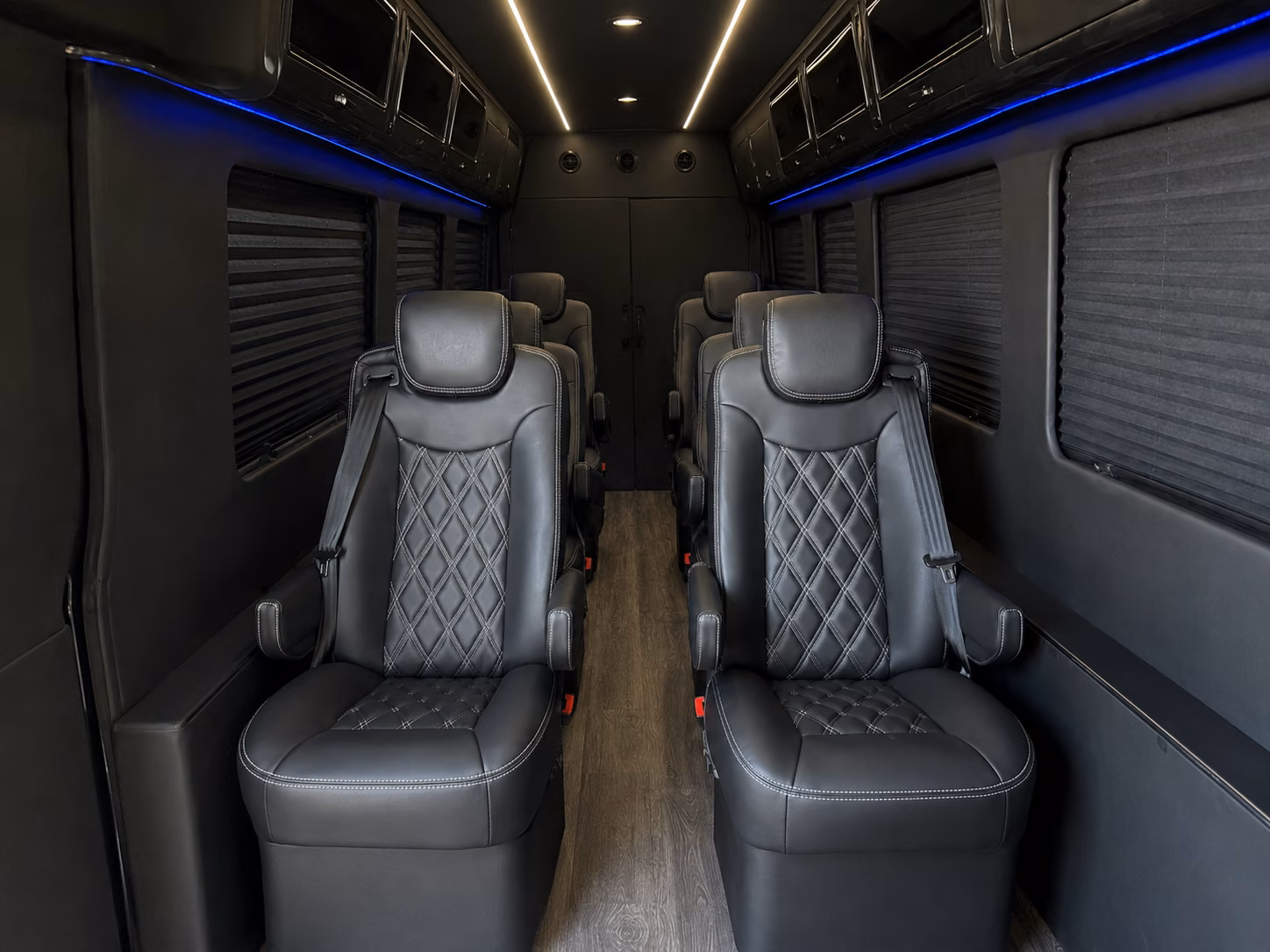 tracy corporate transportation onboard seating