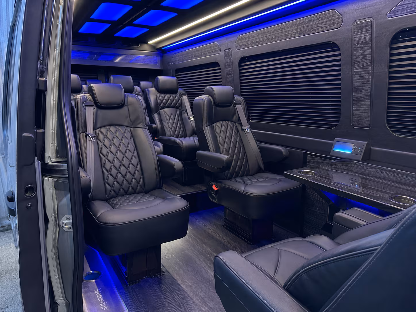 tracy event transportation onboard seating