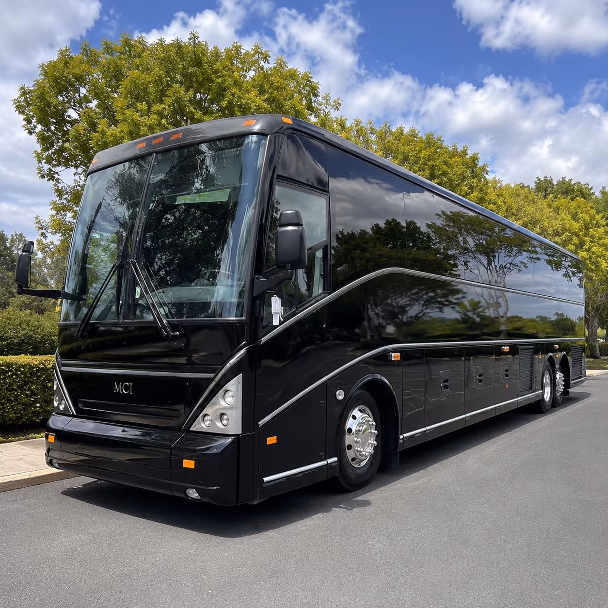 tracy government military charter bus rental