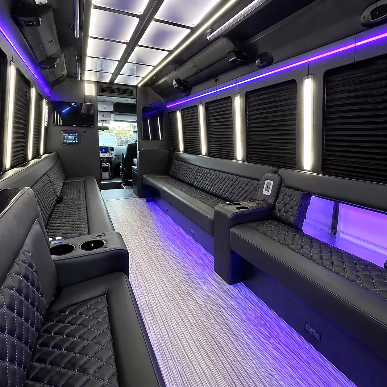 tracy party bus interior